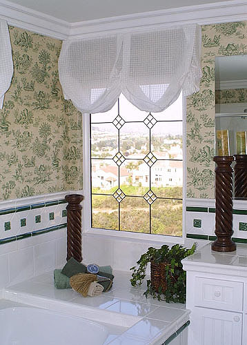 Use of clear glass is an option for areas that offer a significant view
